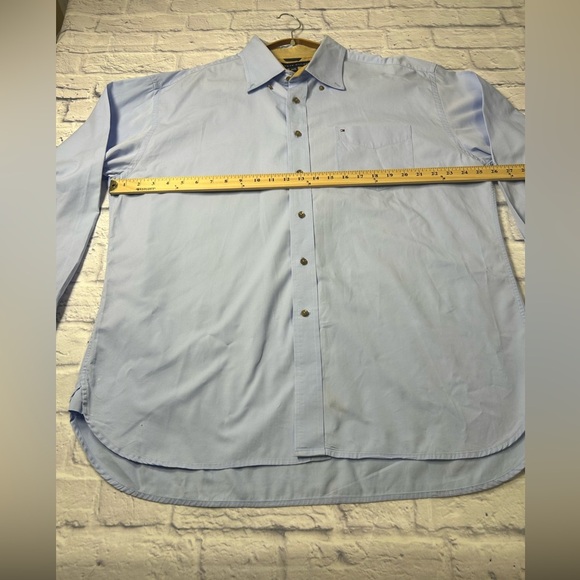 Tommy Hilfiger Light Blue Casual Button Down Shirt. Size XL - Picture 6 of 8